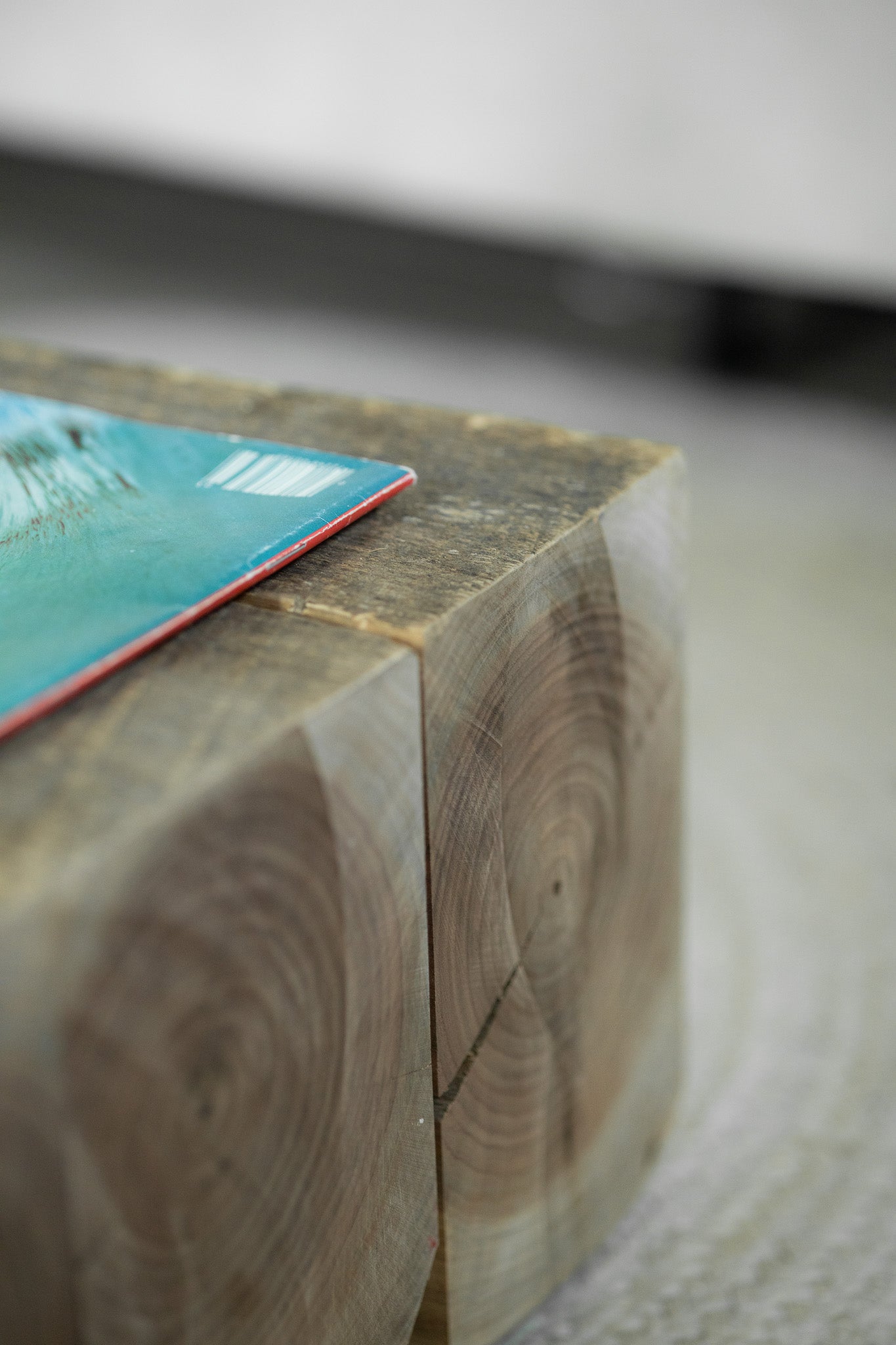 70's reclaimed barnwood coffee table